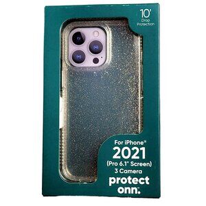 iPhone Case Clear Sparkle 2021 13 Pro (Pro 6.1" Screen) Protection NEW  JH1391